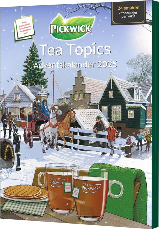 Pickwick - Adventskalender 2025 - Thee - 24 Smaken - Tea Topics