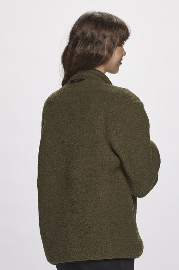 MCKINLEY Hasvik Pile fleece anorak Grøn