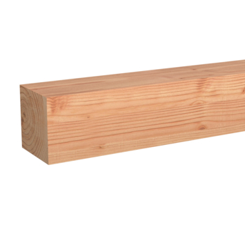 Tuinpaal vierkant Douglas hout geschaafd 12 x 12 x 300 cm