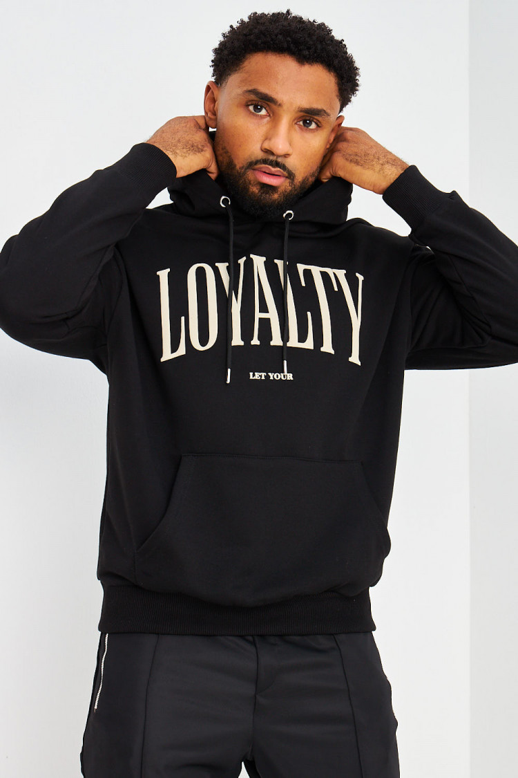 Sweat à capuche noir 