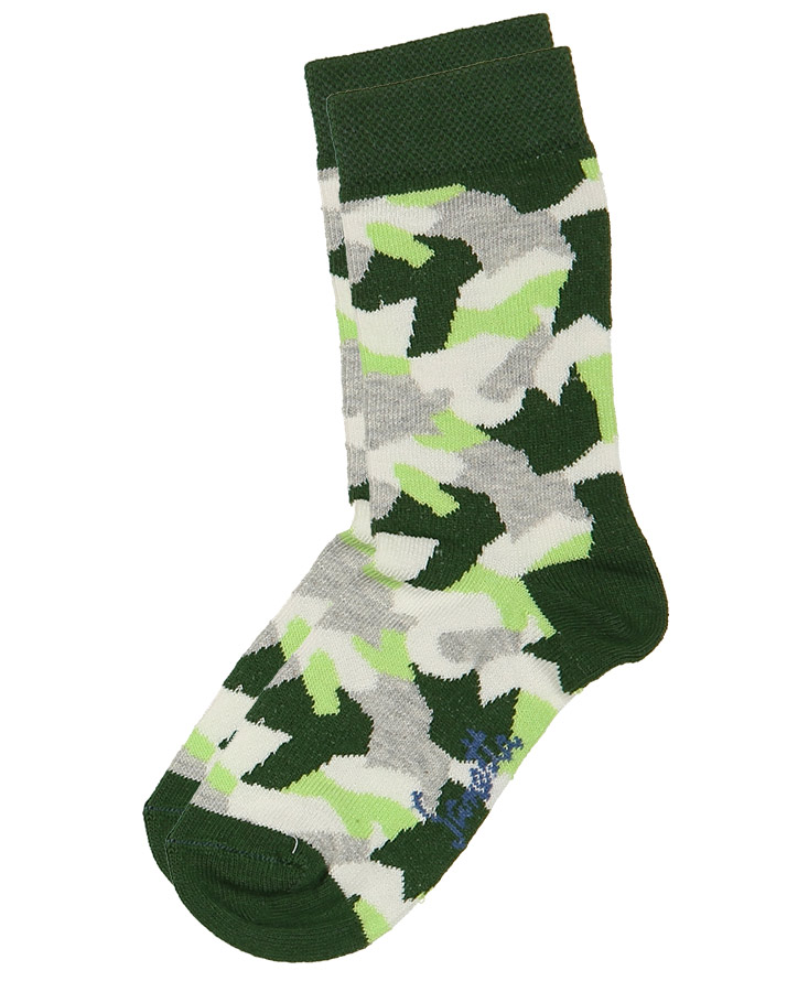 Socken CAMOUFLAGE 4er-Pack in blau/grün