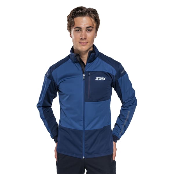 Veste ski de fond SWIX DYNAMIC JACKET LAKE BLUE/DARK NAVY