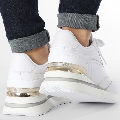 Baskets Femme Wedge Sneaker 7031 White