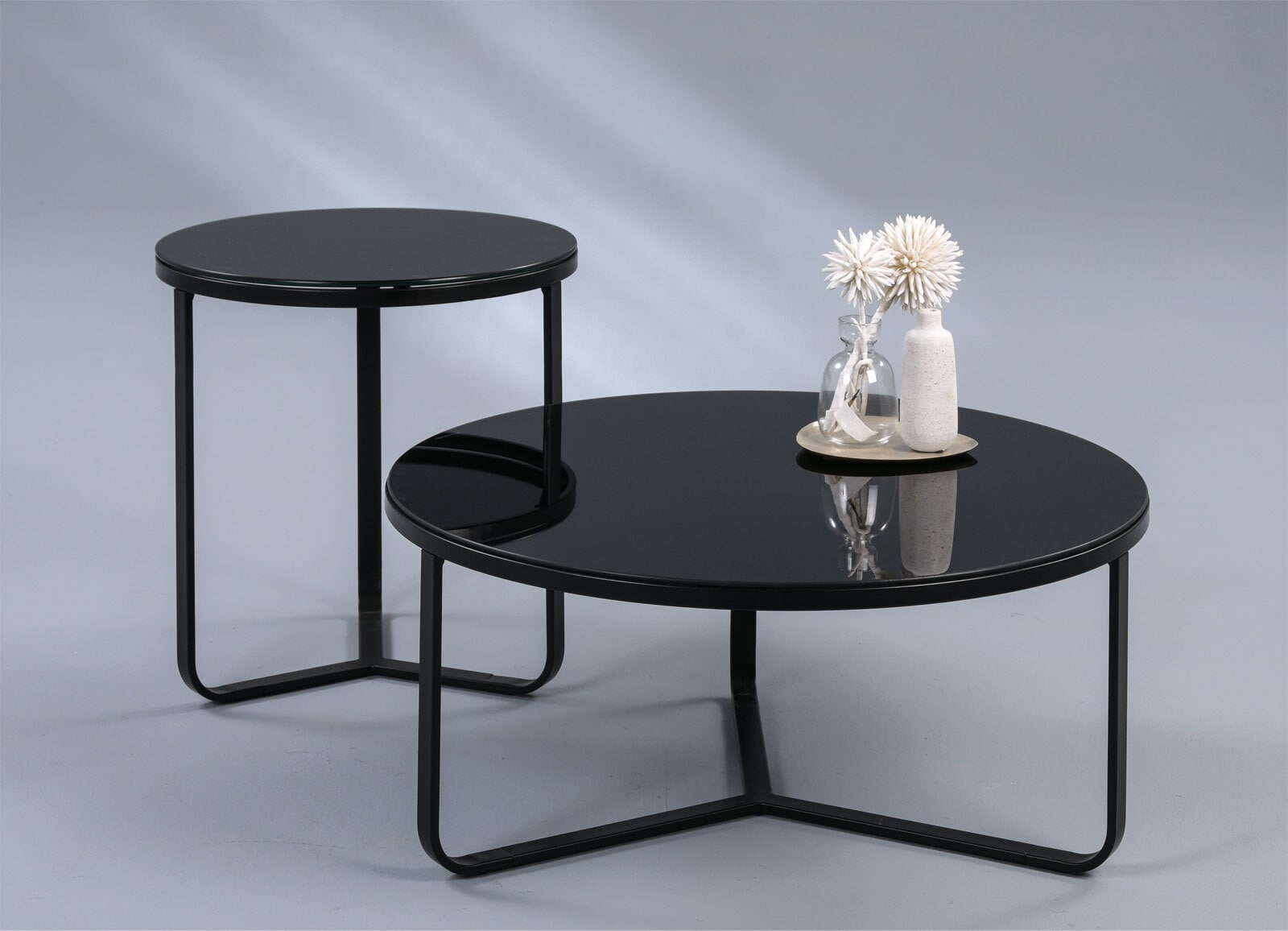 Couchtisch rund NEW YORK schwarz