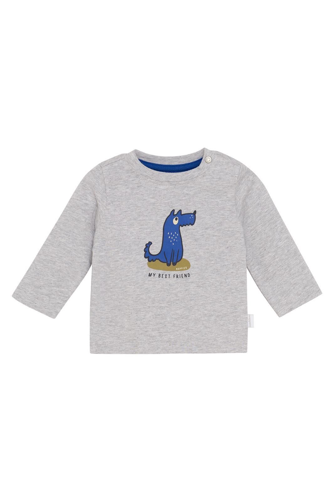 Noppies Baby Longsleeve Shafer - Grey Melange