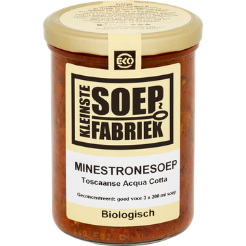 KleinsteSoepFabriek Minestronesoep Biologisch 400 ml
