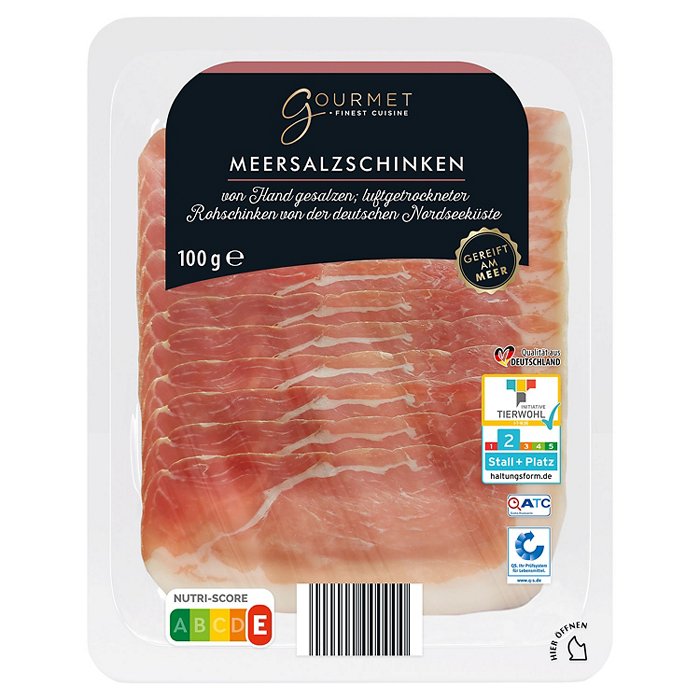 GOURMET FINEST CUISINE Meersalzschinken 100 g, Klassik