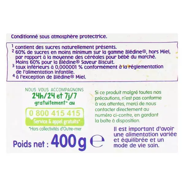Blédina Blédine Sabor Biscoito Cereal +6m 400g