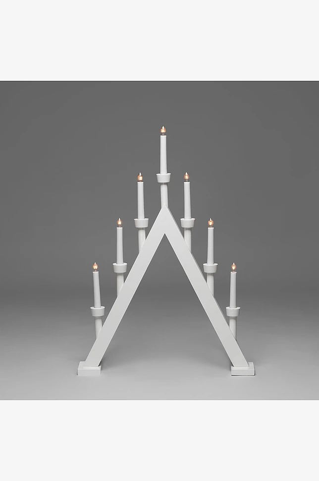 El-lysestake 7 lys tre 65 cm