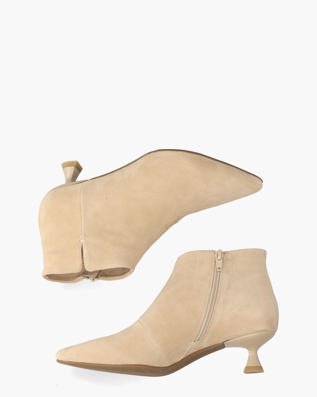 Di Lauro Raquel Beige Dames Enkelboots