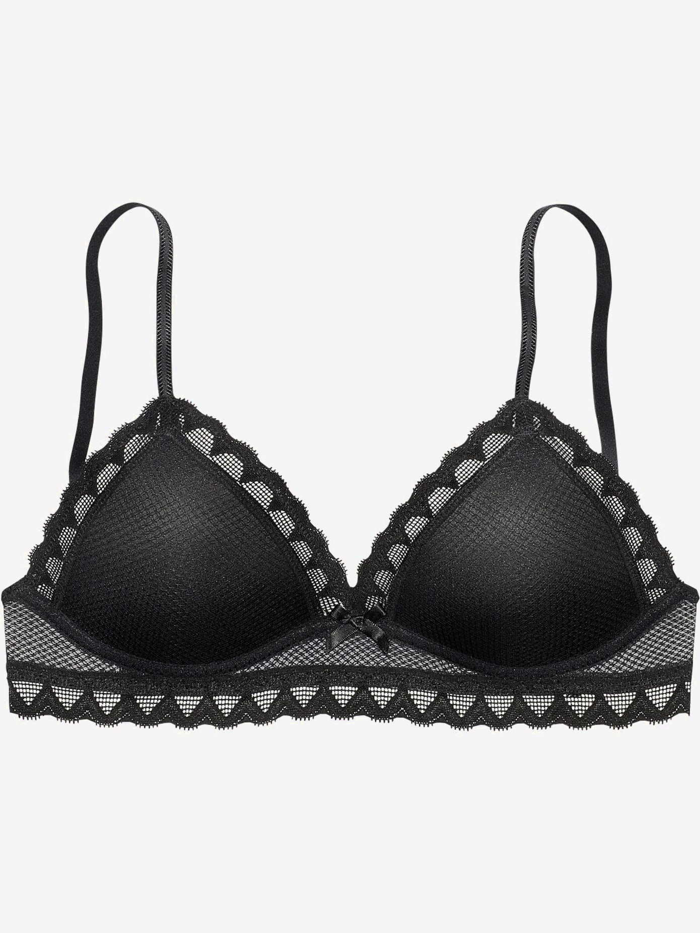 Soutien-gorge bralette tendance avec dentelle graphique