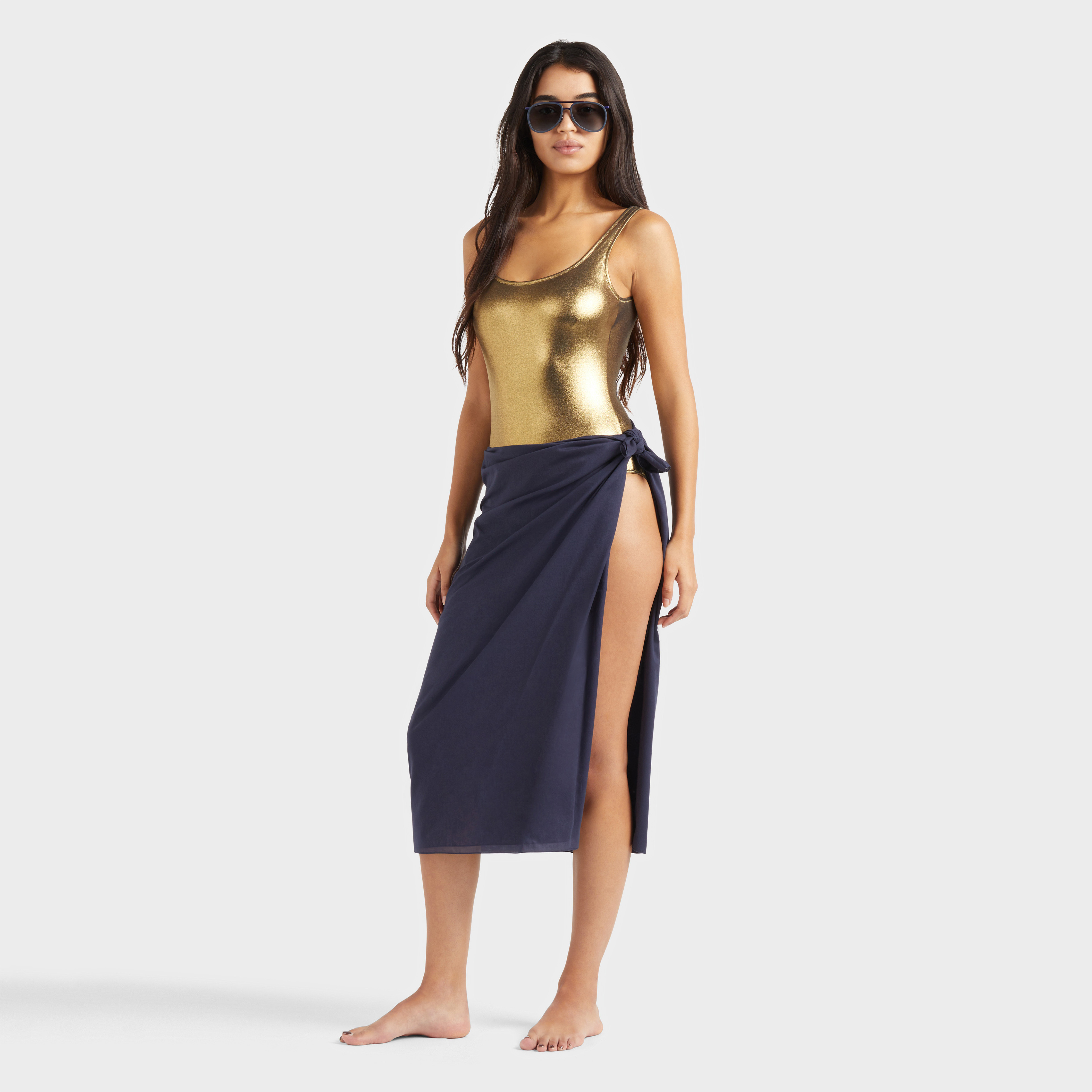Maillot de bain une pièce femme Metalic