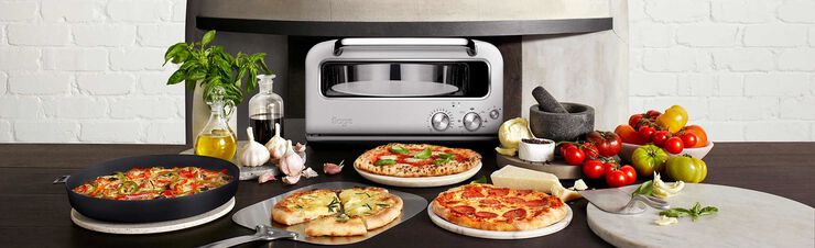 SAGE Sage The Smart oven Pizzaiolo Stål