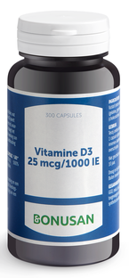 Bonusan Vitamine D3 25mcg/1000 IE Capsules 300CP