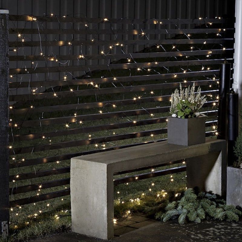 Lichtnet voor buiten - 40 LEDs - 0.8 meter - IP44 waterdicht - Kerstverlichting op batterijen