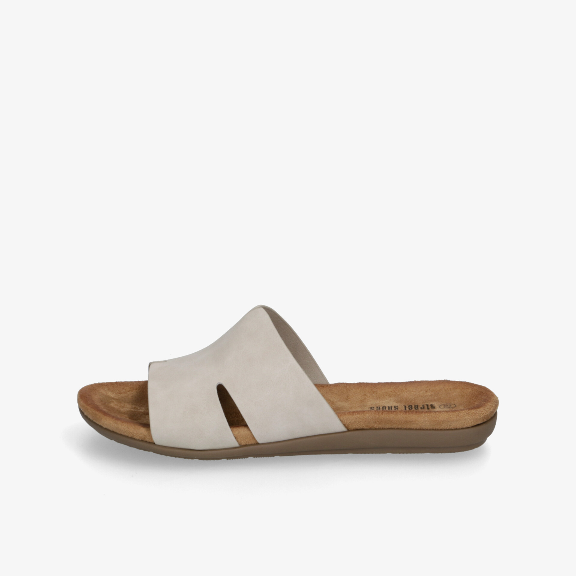 street shoes Damen Pantoletten beige
