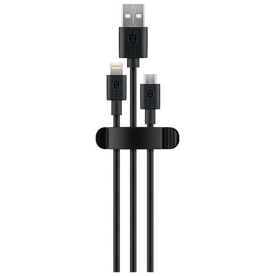 Clips à 3 fentes pour ranger les câbles (lot de 3)