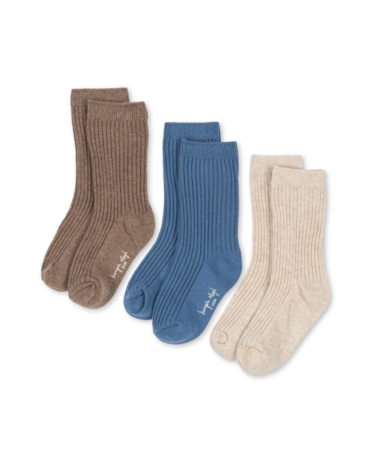 Sokker 3pk m/ forsterket fotsåle – Bomull Mix | Rib Socks