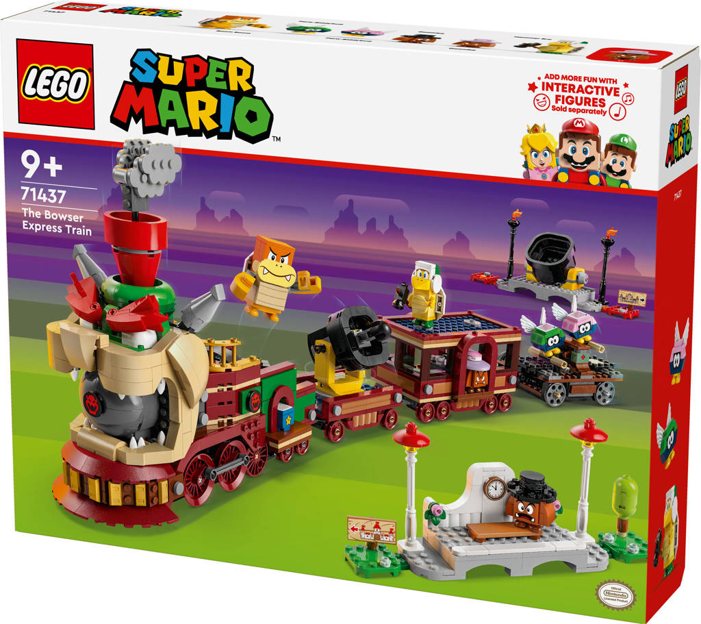 De Bowser Exprestrein Trein Speelgoed voor Kinderen 71437 Super Mario