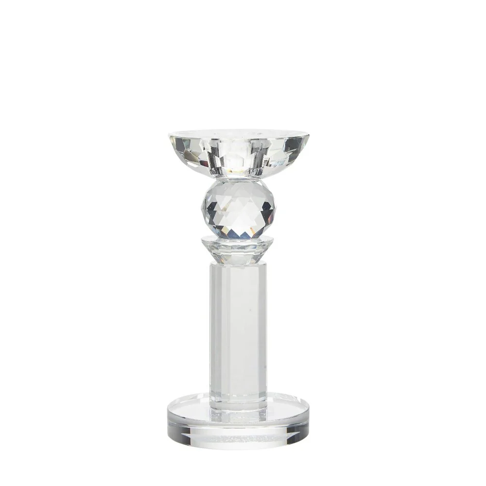 Margit Brandt  Krystal lysestage - 16 cm.
