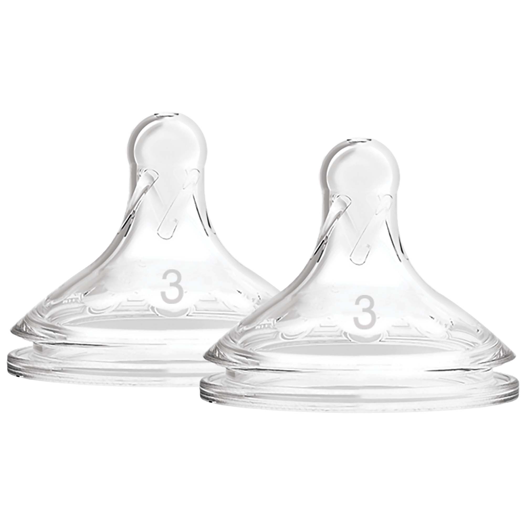 Dr. Brown's Options+ Speen Fase 3 Brede Halsfles transparant