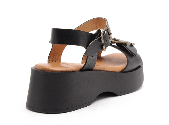 Goodstep nu pieds plats femme 3133 noir