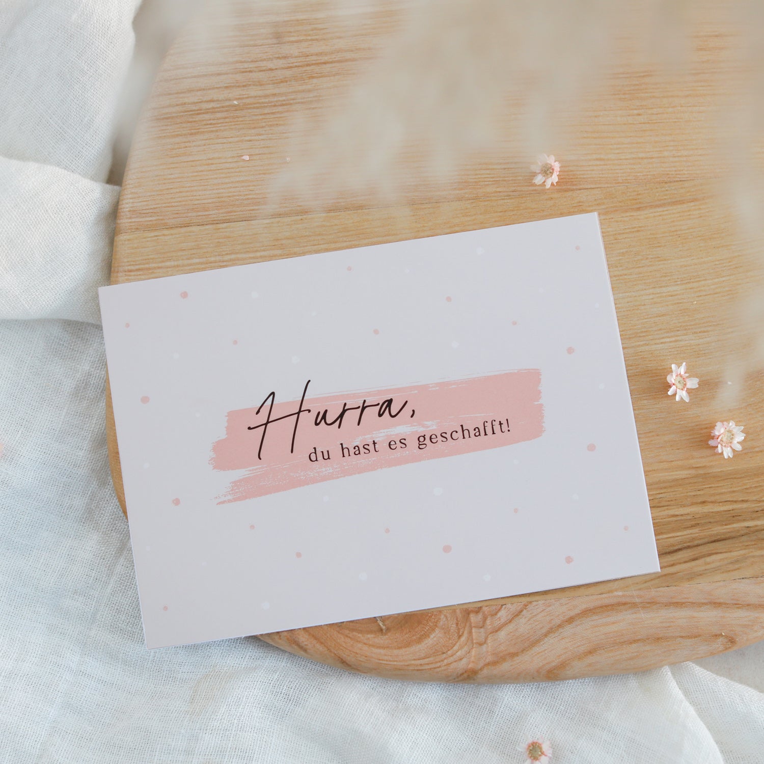 Postkarte „Hurra
