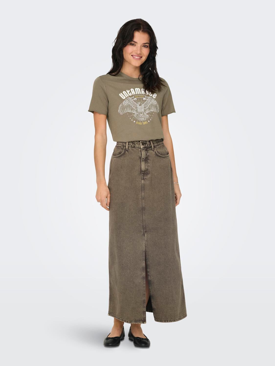 ONLLUCY T-shirt Walnut