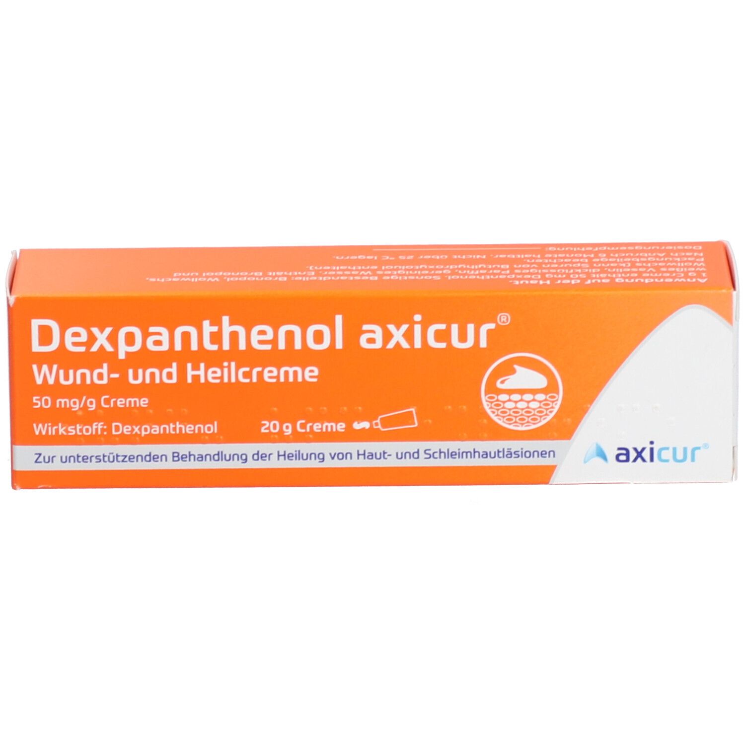 Dexpanthenol axicur® Wund- und Heilcreme 50mg/g Creme
