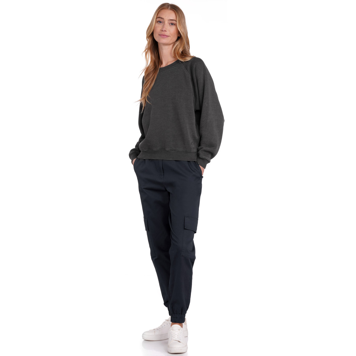 Jonas Nielsen Damen Cargopants mit Beintaschen nachtblau