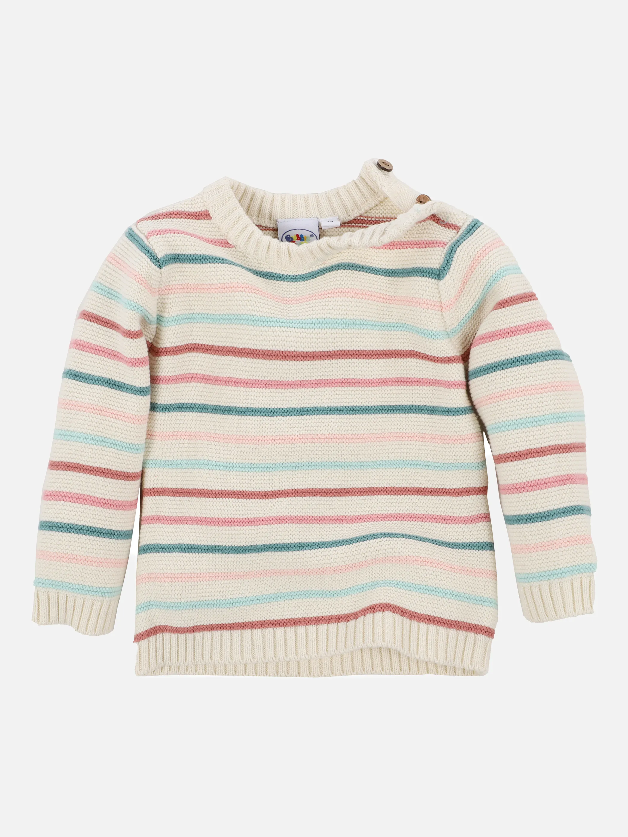 Mädchen Strickpullover mit Streifen