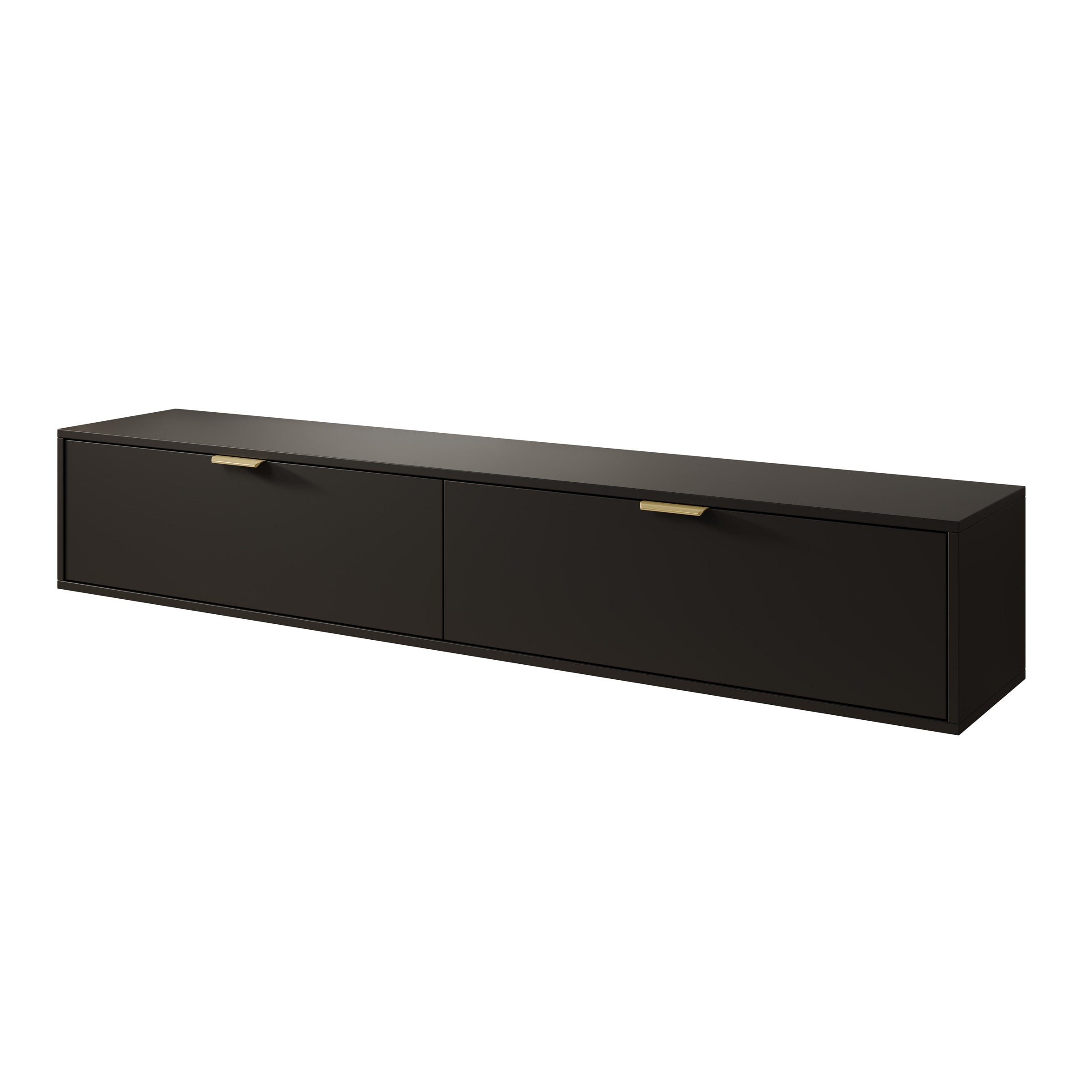 Silas - TV-Meubel - Zwart - 175x33x35cm