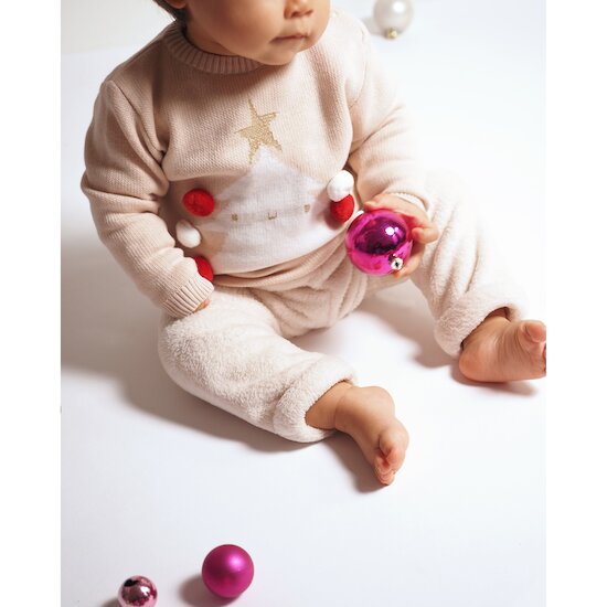 Noël Pull   Rose        de               P'tit bisou
