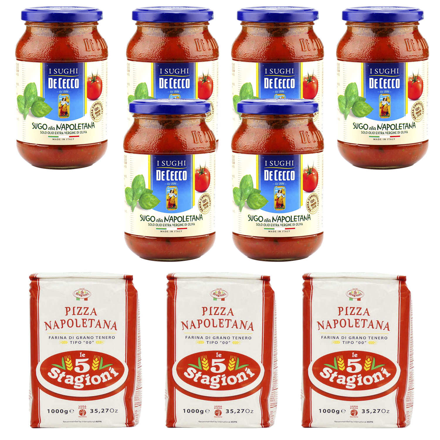 Assortiment pour pizzas napolitaines