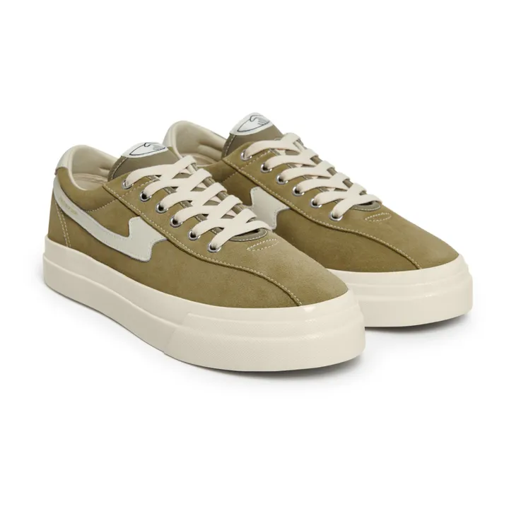 Stepney Workers Club Baskets Dellow S-Strike Suede | Vert kaki