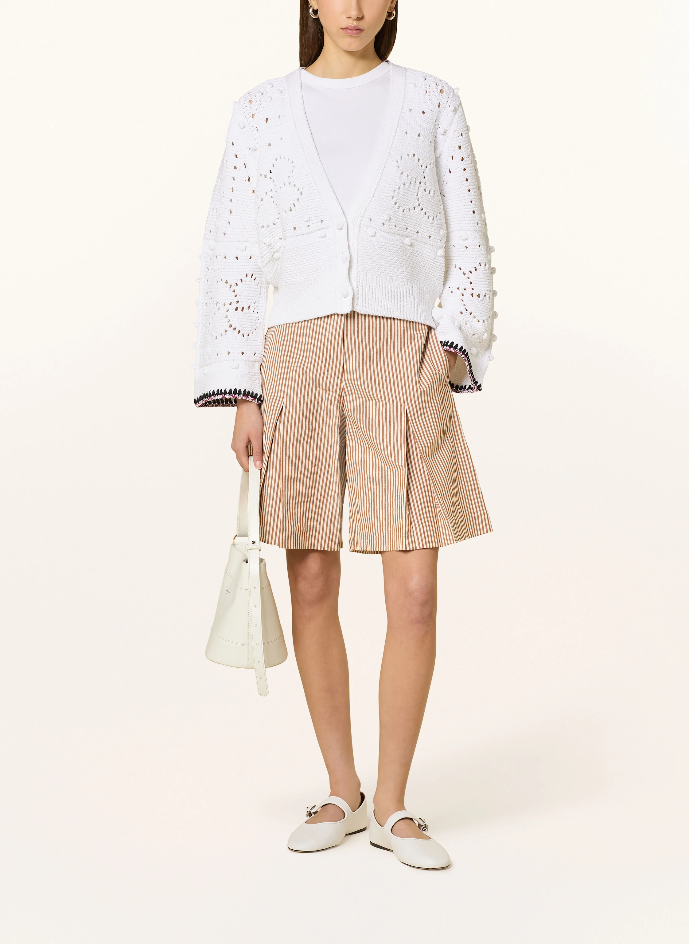 CLAUDIE PIERLOT Bermudas mit Leinen