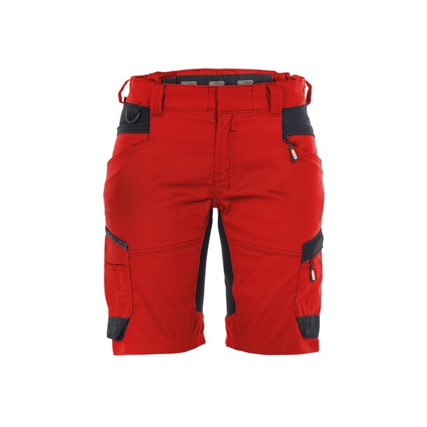 Dassy ® Axis dame shorts med stretch rød/sort
