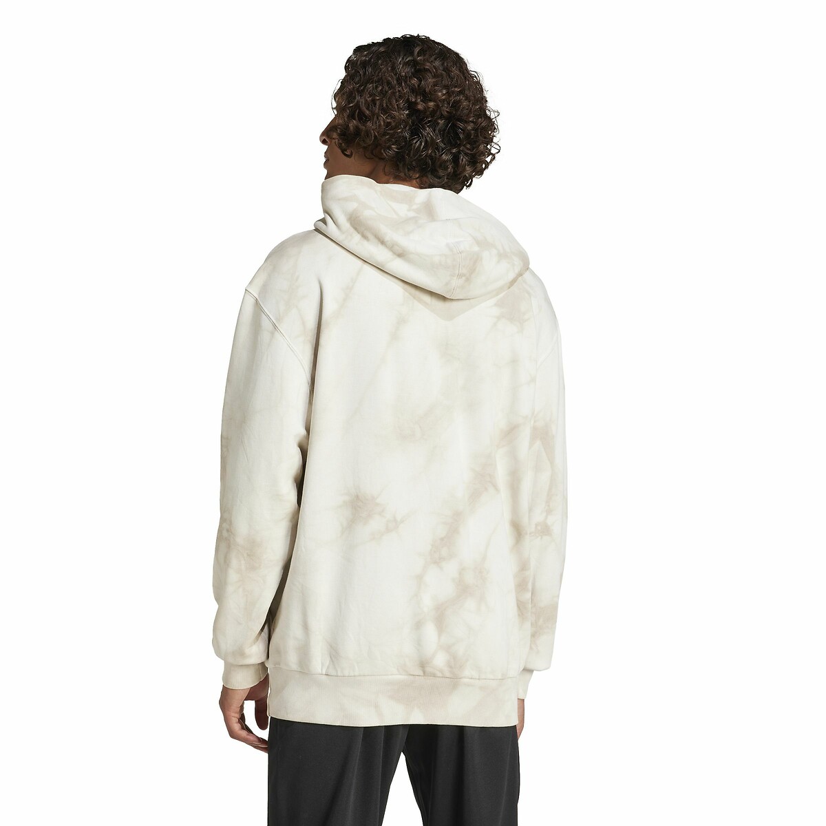 ADIDAS ROUPAS ESPORTIVAS<br>Moletom com capuz e efeito tie-dye