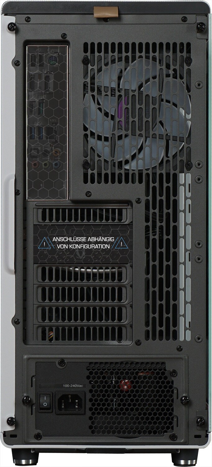 Gaming PC White Forest V AMD Ryzen 7 5800X, 32GB DDR4, NVIDIA RTX 4060 Ti 16 GB, 4TB SSD, Windows 11
