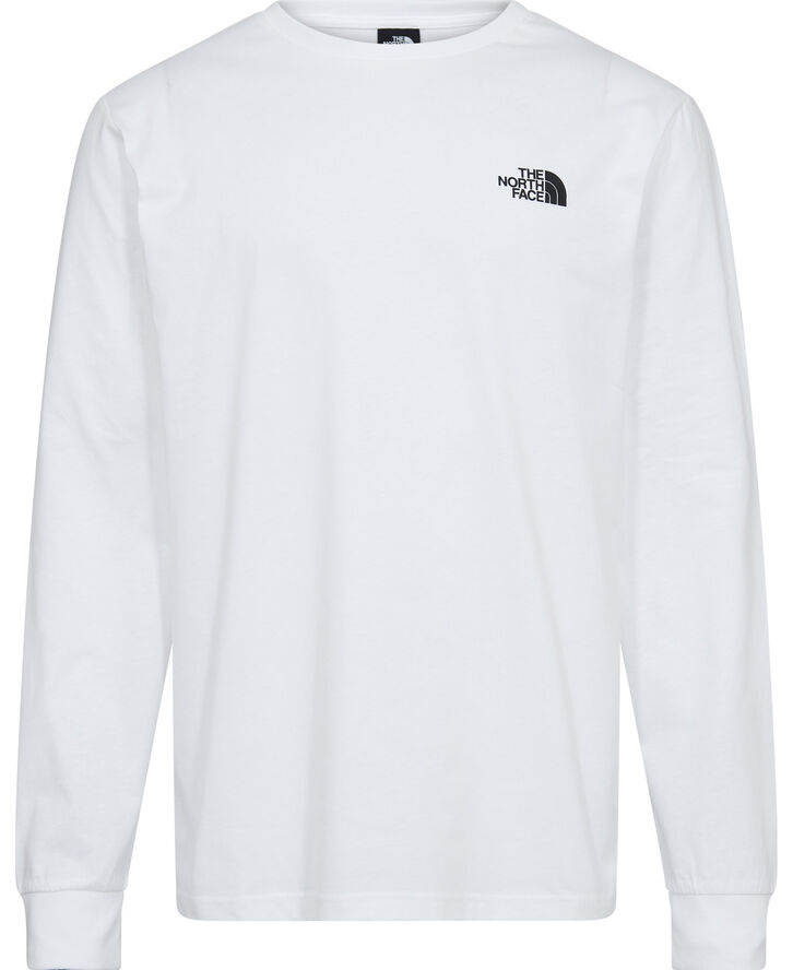 The North Face M L/S REDBOX TEE TNF WHITE Hvid