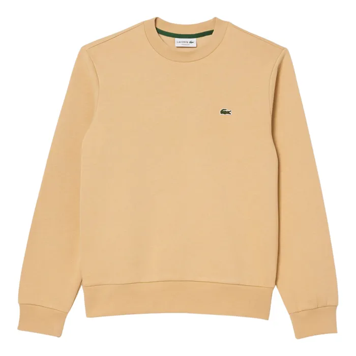 Lacoste Bio Cotton Fleece Crew Sweater Heren