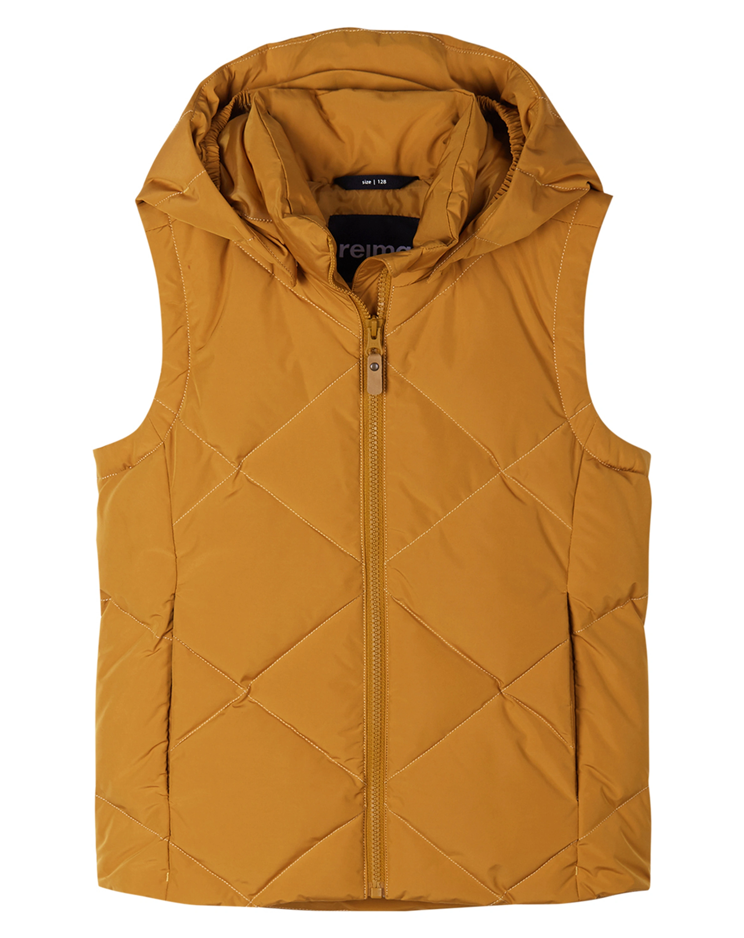 Daunen-Steppjacke PAAHTO mit Kapuze in golden brown