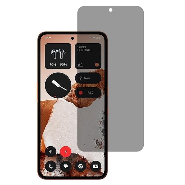 2-PAK SKALO Nothing CMF Phone 2 Pro Privacy Hærdet Glas Skærmbeskyttelse