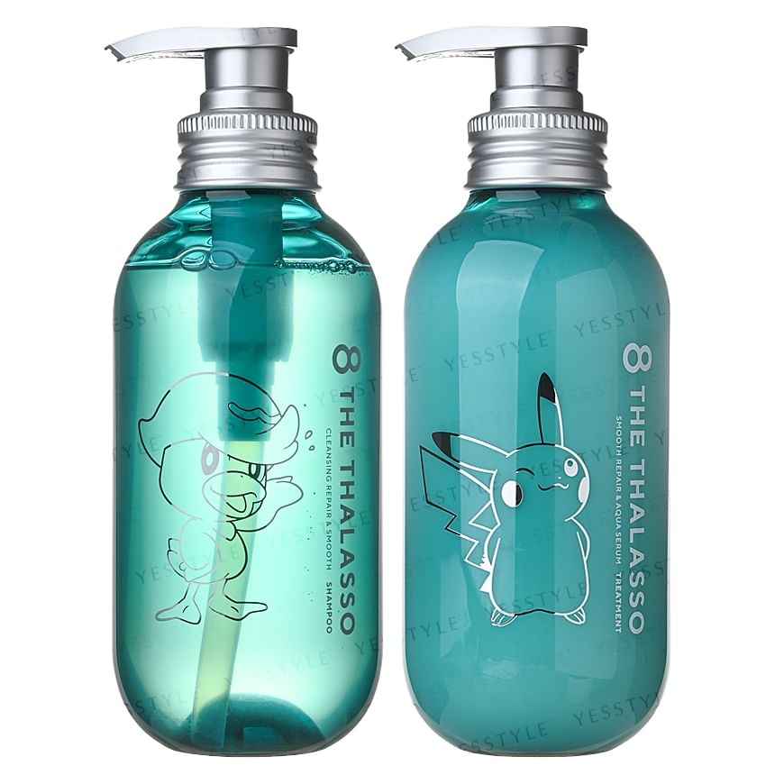 Stella Seed - Pokemon 8 THE THALASSO Shampoo & Treatment Smooth Set