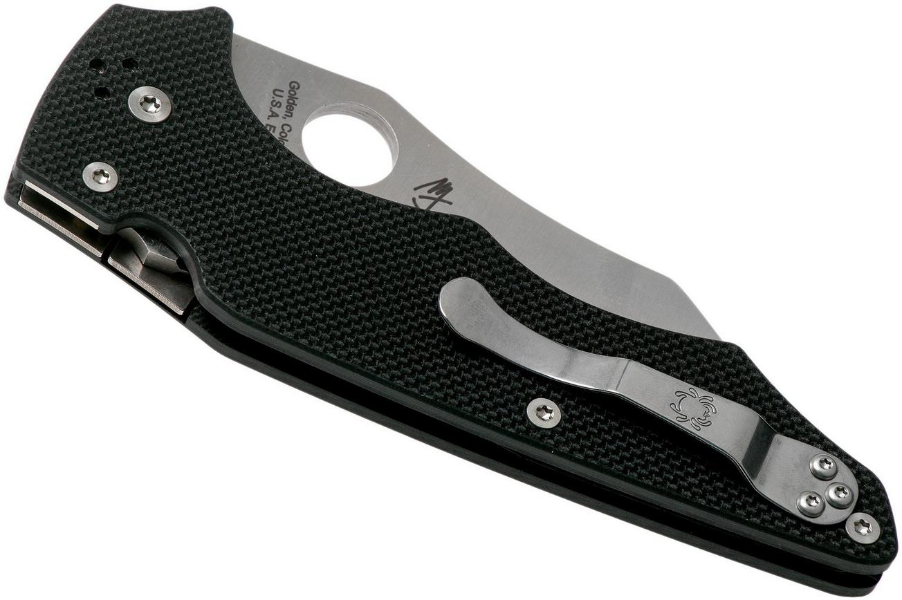 Spyderco YoJumbo C253G Black G10 zakmes, Michael Janich design
