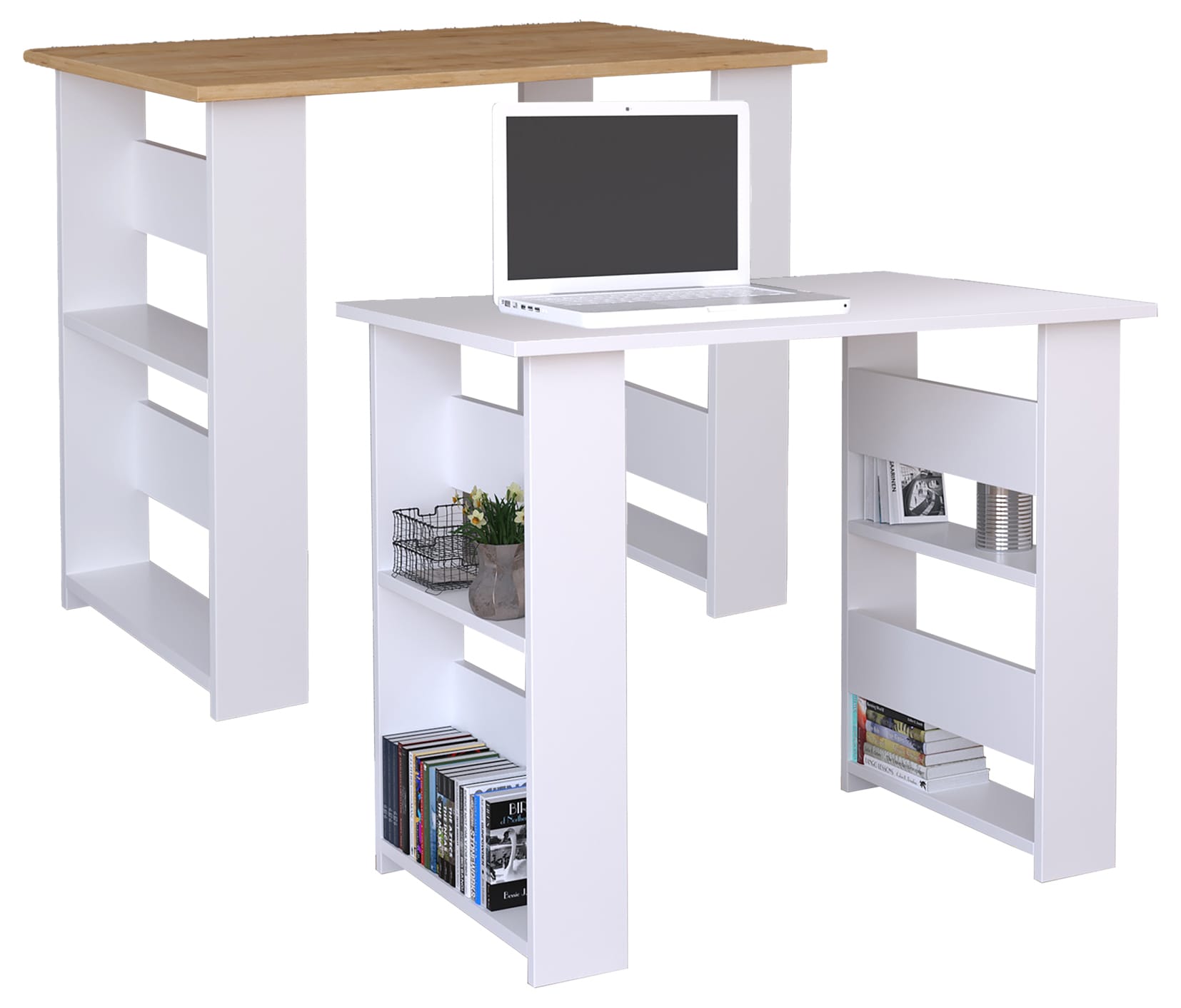 VCM Holz Schreibtisch Computertisch Arbeitstisch Bürotisch Büro Tisch Efilo