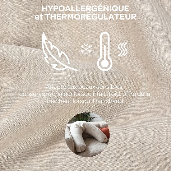 Coussin d'allaitement Big Flopsy™Lin   Naturel        de               Béaba