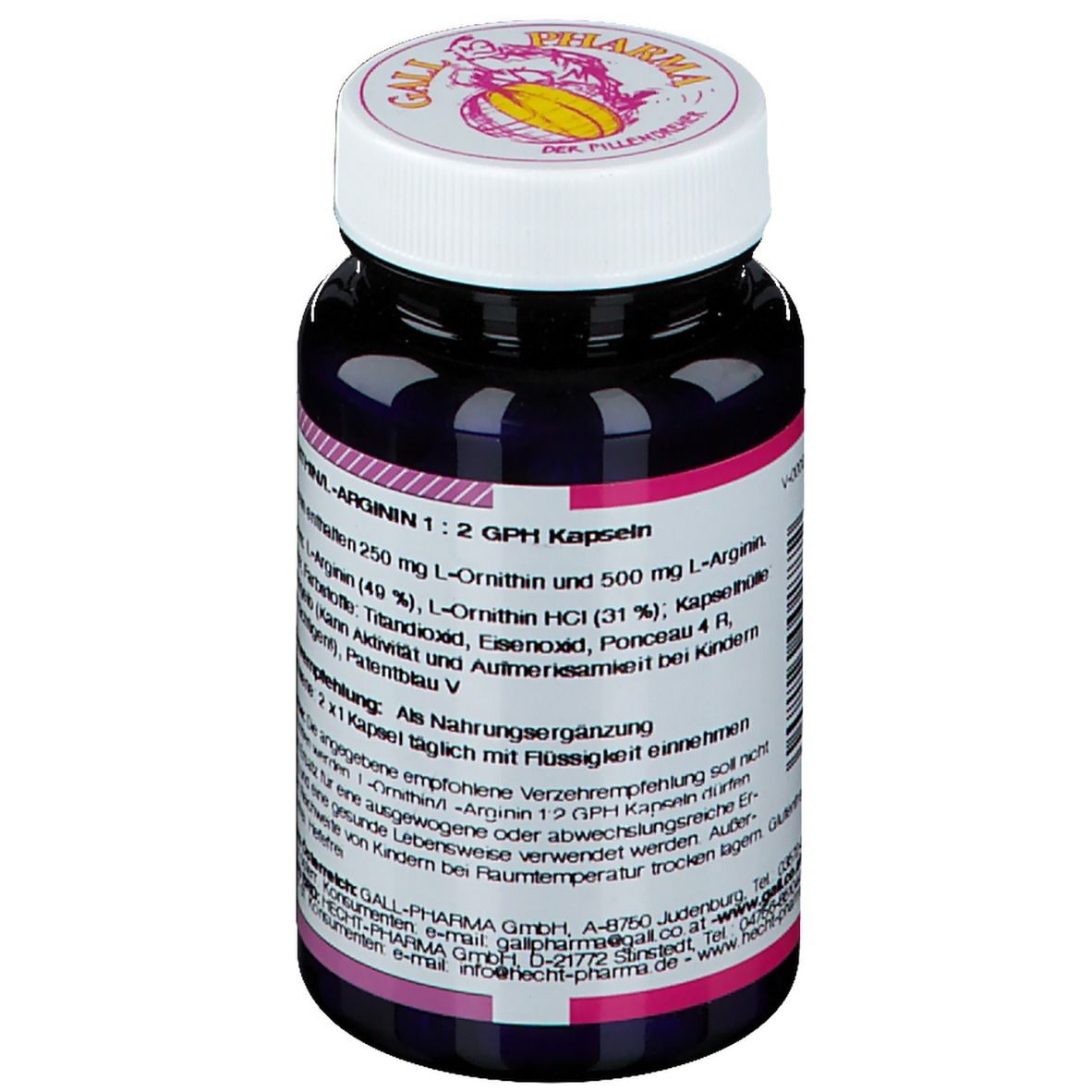 GALL PHARMA L-Ornithin/L-Arginin 1:2 GPH Kapseln