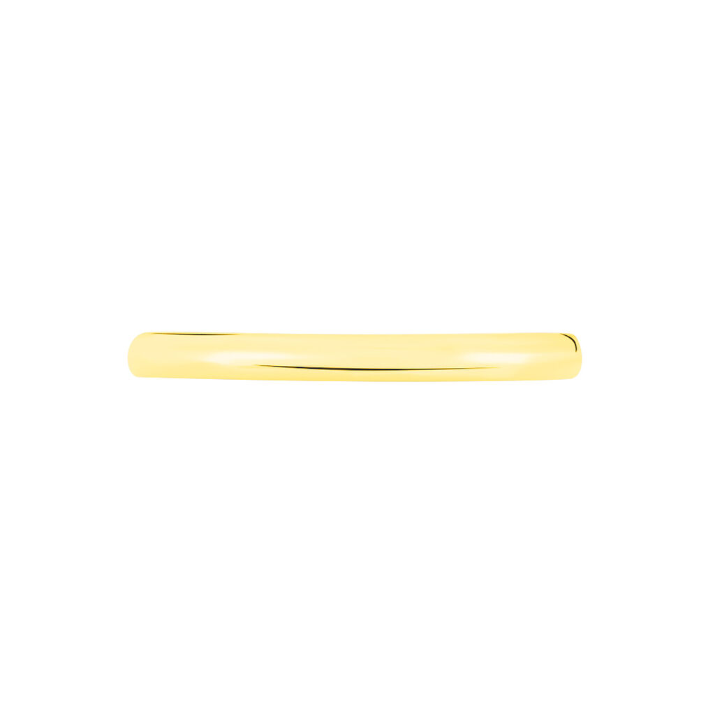 Alliance Aphroditia Demi Jonc Bombe Or Jaune