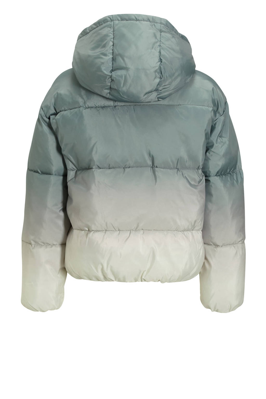 Calvin Klein tie-dye gewatteerde winterjas groen/offwhite